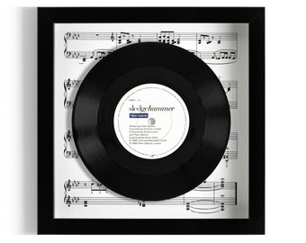 Peter Gabriel "Sledgehammer" Framed 7" Vinyl Record