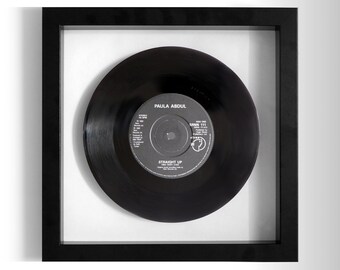 Paula Abdul "Straight Up" Framed 7" Vinyl Record
