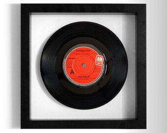 The Police "Invisible Sun" Framed 7" Vinyl Record