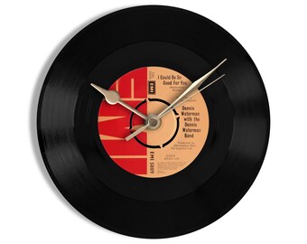Dennis Waterman "I Could Be So Good For You" 7" Vinyl Record Wall Clock