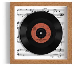 Bonnie Tyler "Total Eclipse Of The Heart" Framed 7" Vinyl Record UK NUMBER ONE 6 Mar - 19 Mar 1983