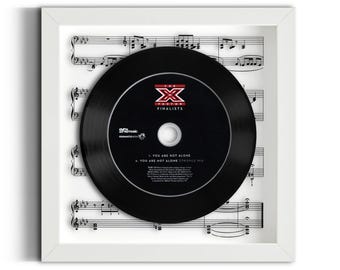 The X Factor Finalists "You Are Not Alone" Framed CD UK Number ONE 22 Nov - 28 Nov 2009