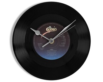 ABBA "Super Trouper" 7" Vinyl Record Wall Clock UK Number ONE 23 Nov - 13 Dec 1980