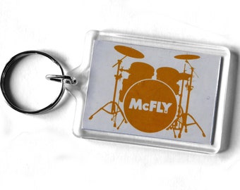 McFly Keyring made from CD Booklets