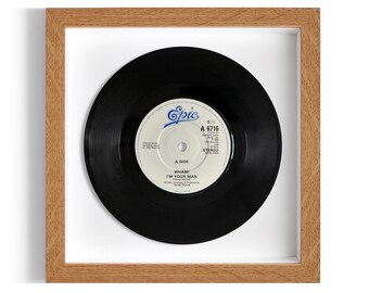 Wham! "I'm Your Man" Framed 7" Vinyl Record UK NUMBER ONE 24 Nov - 7 Dec 1985
