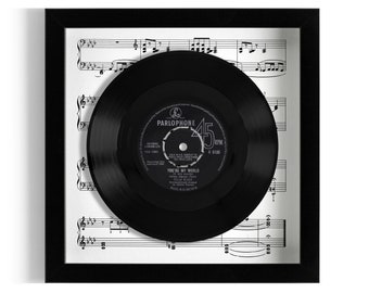 Cilla Black "You're My World" Framed 7" Vinyl Record UK NUMBER ONE 28 May - 24 Jun 1964