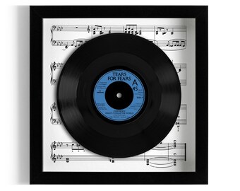 Tears For Fears "Everybody Wants To Rule The World" Framed 7" Vinyl Record