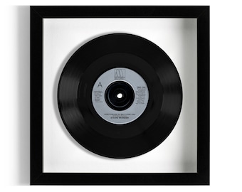 Stevie Wonder "I Just Called To Say I Love You" Framed 7" Vinyl Record UK NUMBER ONE 2 Sep - 13 Oct 1984