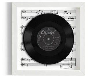 Tina Turner "Let's Stay Together" Framed 7" Vinyl Record