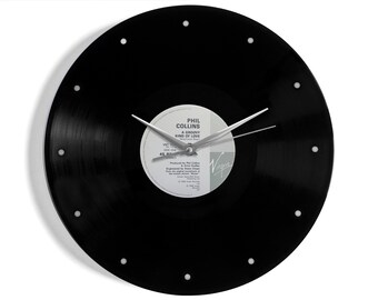 Phil Collins "A Groovy Kind Of Love" Vinyl Record Wall Clock UK NUMBER ONE 4 Sep - 17 Sep 1988