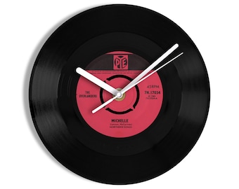 The Overlanders "Michelle" 7" Vinyl Record Wall Clock UK NUMBER ONE 27 Jan - 16 Feb 1966