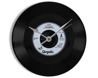 Blondie "Atomic" 7" Vinyl Record Wall Clock UK NUMBER ONE 24 Feb - 8 Mar 1980