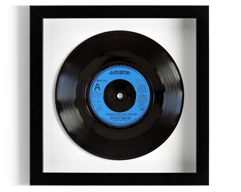 Whitney Houston "Saving All My Love For You" Framed 7" Vinyl Record