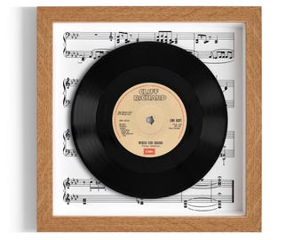 Cliff Richard "Wired For Sound" Framed 7" Vinyl Record