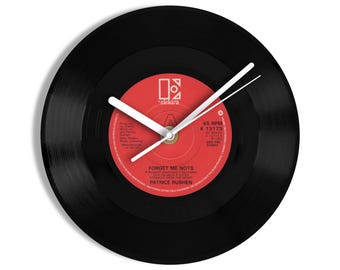 Patrice Rushen "Forget Me Nots" 7" Vinyl Record Wall Clock