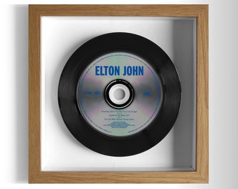 Elton John "Something About The Way You Look Tonight / Candle In The Wind" Framed CD UK Number One 14 Sep - 18 Oct 1997