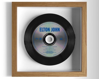 Elton John "Something About The Way You Look Tonight / Candle In The Wind" Framed CD