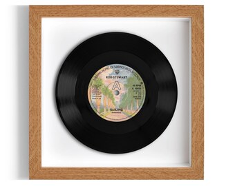 Rod Stewart "Sailing" Framed 7" Vinyl Record UK NUMBER ONE 31 Aug - 27 Sep 1975