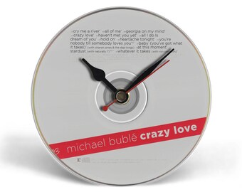 Michael Buble "Crazy Love" CD Clock