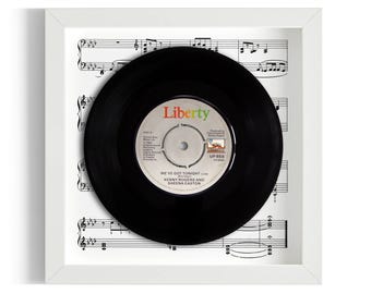 Kenny Rogers & Sheena Easton "We've Got Tonight" Framed 7" Vinyl Record