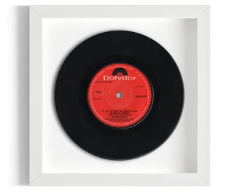 The New Seekers "I'd Like To Teach The World To Sing (In Perfect Harmony)" Framed 7" Vinyl Record UK NUMBER ONE 2 Jan - 29 Jan 1972