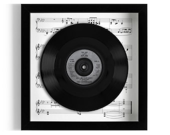 The Chippendales "Give Me Your Body" Framed 7" Vinyl Record