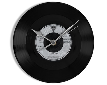 New Edition "Candy Girl" 7" Vinyl Record Wall Clock UK NUMBER ONE 22 May - 28 May 1983