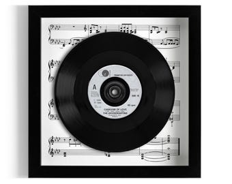 The Housemartins "Caravan Of Love" Framed 7" Vinyl Record UK NUMBER ONE 14 - 20 Dec 1986