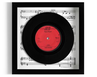 Gary Numan "Cars" Framed 7" Vinyl Record UK NUMBER ONE 16 - 22 Sep 1979