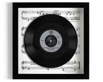 Karen Boddington & Mark Williams "Home And Away" Framed 7" Vinyl Record