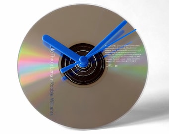 Robbie Williams "Life Thru a Lens" CD Clock