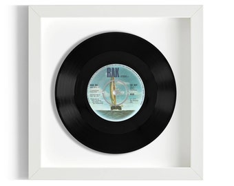 Mud "Oh Boy" Framed 7" Vinyl Record UK NUMBER ONE 27 Apr - 10 May 1975