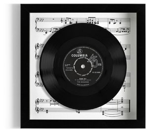 The Shadows "Dance On !" Framed 7" Vinyl Record UK NUMBER ONE 24 - 30 Jan 1963