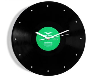 Saint Etienne "Kiss And Make Up" Vinyl Record Wall Clock