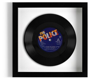The Police "Don't Stand So Close To Me" Framed 7" Vinyl Record UK NUMBER ONE 21 Sep - 18 Oct 1980