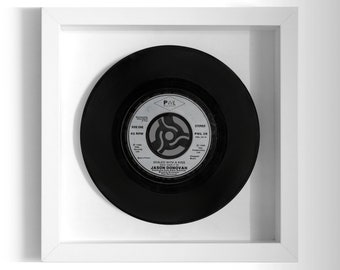 Jason Donovan "Sealed With A Kiss" Framed 7" Vinyl Record UK NUMBER ONE 4 Jun - 17 Jun 1989