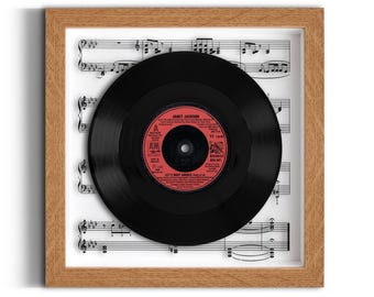 Janet Jackson "Let's Wait Awhile" Framed 7" Vinyl Record