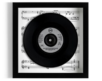 The Righteous Brothers "Unchained Melody" Framed 7" Vinyl Record