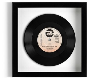 Alexander O'Neal "Never Knew Love Like This" Framed 7" Vinyl Record