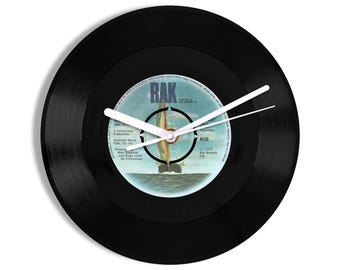 Mud "Oh Boy" 7" Vinyl Record Wall Clock UK NUMBER ONE 27 Apr - 10 May 1975