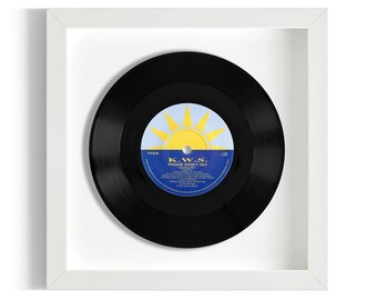 K.W.S. "Please Don't Go" Framed 7" Vinyl Record UK NUMBER ONE 3 May - 6 Jun 1992