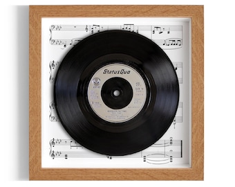 Status Quo "Marguerita Time" Framed 7" Vinyl Record