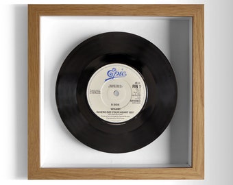 Wham! "Where Did Your Heart Go?" Framed 7" Vinyl Record