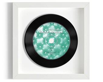 Ricky Martin "Livin' La Vida Loca" Framed CD UK Number ONE 11 Jul - 31 Jul 1999