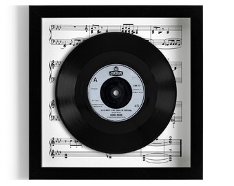 John Parr "St Elmo's Fire (Man In Motion)" Framed 7" Vinyl Record