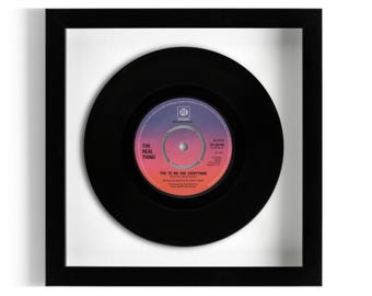 The Real Thing "You To Me Are Everything" Framed 7" Vinyl Record UK NUMBER ONE 20 Jun - 10 Jul 1976