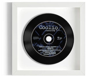Coolio "Gangsta's Paradise" Framed CD UK Number One 31 Aug - 27 Sep 1975
