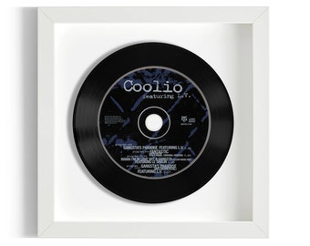 Coolio "Gangsta's Paradise" Framed CD UK Number ONE 22 Oct - 4 Nov 1995