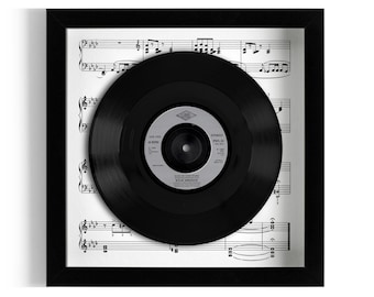 Kylie Minogue "Hand On Your Heart" Framed 7" Vinyl Record UK NUMBER ONE 7 May - 13 May 1989