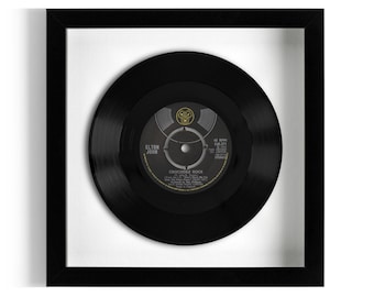 Elton John "Crocodile Rock" Framed 7" Vinyl Record